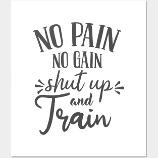 SHUT UP AND TRAIN Posters and Art